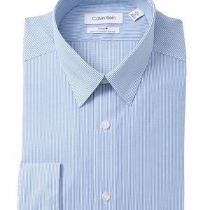 New Calvin Klein Slim Fit stretch dress shirt